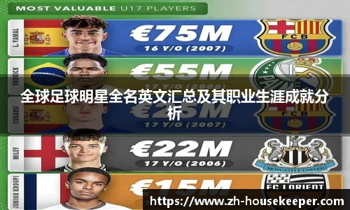 全球足球明星全名英文汇总及其职业生涯成就分析